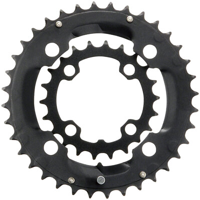 #ad Samox 231AS Chainring Set 36 22t 104 64 BCD Aluminum Outer Ring Steel Inner $19.25