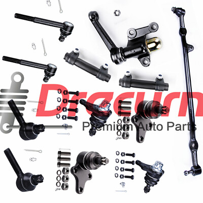#ad 12PC Front Tie Rod Ends Center Link Idler Arm SET For 89 95 Toyota Pickup RWD $169.99