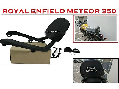 #ad Royal Enfield Meteor 350 quot;PASSENGER BACKREST WITH PAD BLACKquot; $44.10
