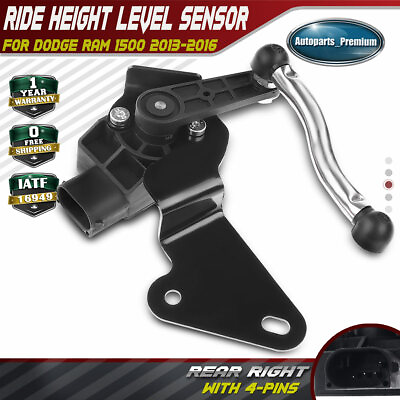 #ad Rear Left Suspension Ride Height Level Sensor w 4 Pins for Ram 1500 2013 2014 $33.99