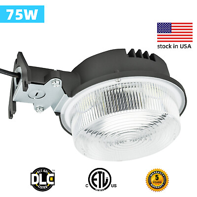 #ad Outdoor Security 75W 8400LM LED Yard Light Dusk to Dawn Photocell Area Lighting $67.06