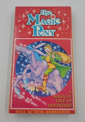 #ad The Magic Pony: VHS 1990 United American Video Animated Vintage Cartoon RARE $9.79