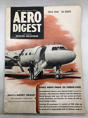 #ad Aero Digest Magazine July 1948 $18.23