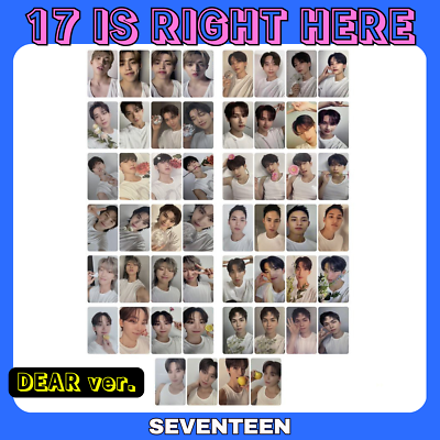 #ad SEVENTEEN BEST ALBUM #x27; 17 IS RIGHT HERE #x27; DEAR ver. 52 Random Photo card $2.99