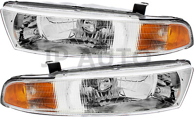 #ad For 1999 2001 Mitsubishi Galant Headlight Halogen Set Driver and Passenger Side $166.92