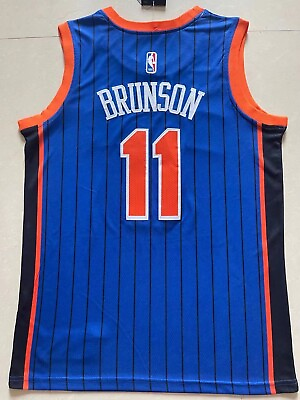 #ad New York Basketball #11 Jalen Brunson Basketball Stitched Jersey $57.77