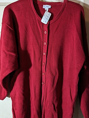 #ad sarah arizona medium button up sweater $53.00