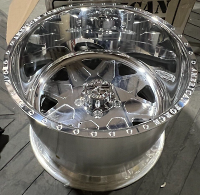 #ad QTY 1 American Force Wheels Forged Aluminum Polished 8 Spoke Wheel Rim 20x14 $730.99