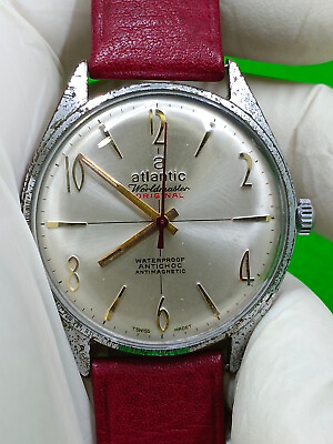 #ad Atlantic Worldmaster Original watch 21 Jewels Mechanical Manual $139.00