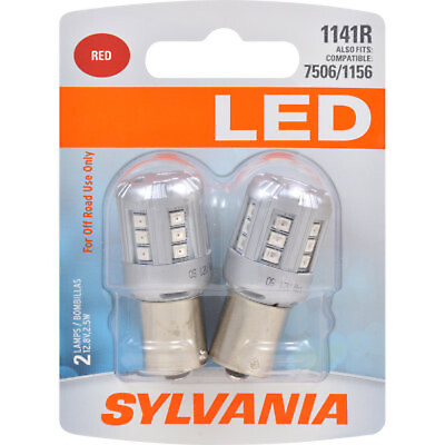 #ad SYLVANIA 1141 LED Red Mini Bulb Bright LED Bulb Contains 2 Bulbs $14.75