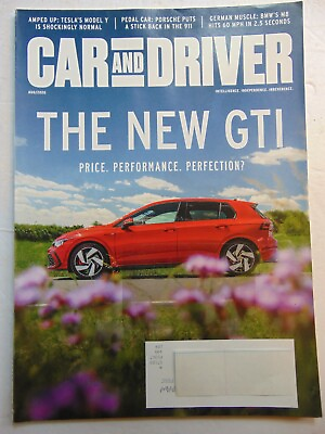 #ad CAR and DRIVER Magazine Aug 2020 The New GTI $7.50