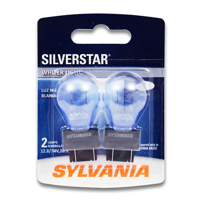 #ad Sylvania SilverStar 2 Pack 3157ST Light Bulb Brake Tail Turn Signal Side uz $10.75