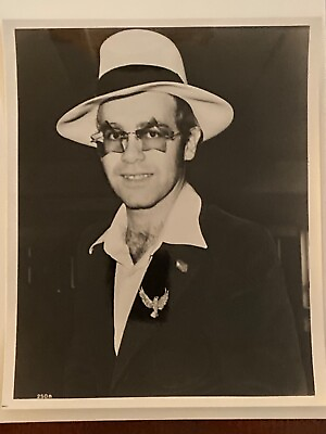 #ad #ad Elton John original vintage press headshot photo $19.85