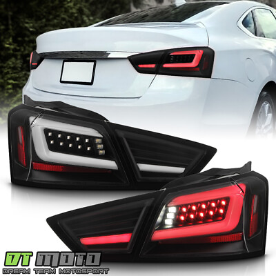 #ad For 2014 2020 Chevy Impala Full LED Tail Lights w Sequential Signal Lamps Pair $228.99