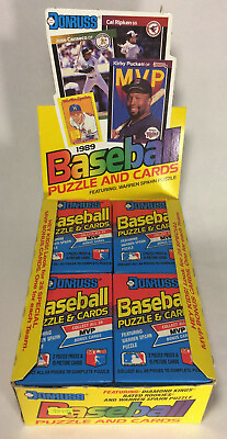 #ad 1989 Donruss Baseball Cards 1 Unopened Sealed Wax PACK From Wax Box 15 Cards $4.30
