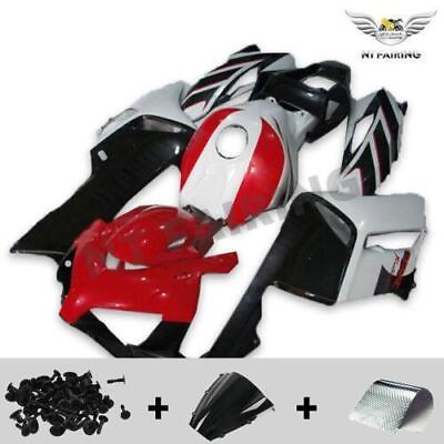 #ad MS Injection Fairing Black White Fit for ABS Honda CBR 1000RR 2004 2005 z043 $579.99