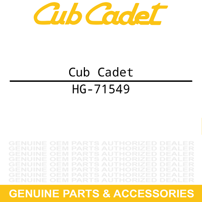 #ad CUB CADET HG 71549 Expansion Tank Kit Rider Mini Hydro H CC30H CC30 $31.95