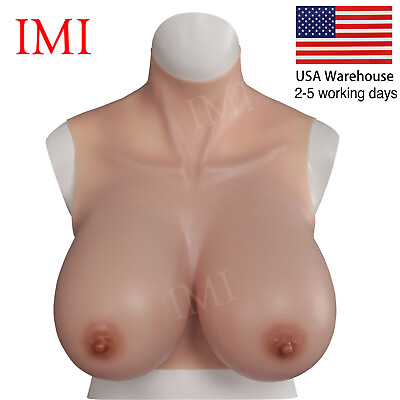 #ad Silicone Breast Forms Boobs B H Cup Breast plates for Crossdresser Drag Queen $79.99