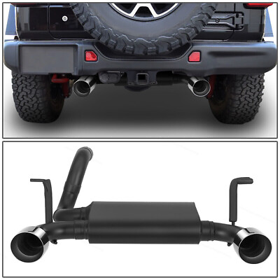 #ad 5quot; Tip Muffler Axle Cat Back Exhaust For 2018 2021 Jeep Wrangler JL 2.0L 3.6L $81.83