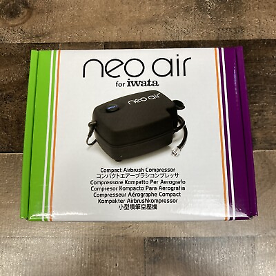 Iwata Neo Air Mini Airbrush Compressor Open Box $115.00