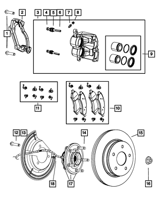 #ad Genuine Mopar Brake Rotor 52010080AI $205.52