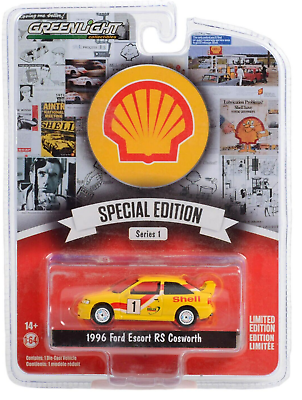 #ad 1:64 GreenLight 1996 Ford Escort RS Cosworth Shell Series 1 $6.99