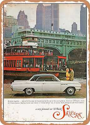 #ad METAL SIGN 1963 Buick Skylark Sport Coupe Vintage Ad $18.66