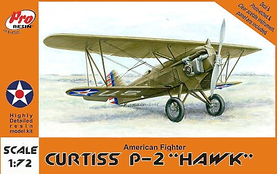 #ad 1 72 Curtiss P 2 Hawk US Army Fighter Aircraft Model Kit Pro Resin R72023 $32.95