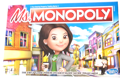 #ad Hasbro Ms. Monopoly Version Board Game New Sealed Toys Ages 8 $12.88
