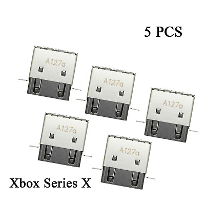 #ad 5 PCS Metal HDMI Port Connector Socket Replacement For Xbox Series X New USA $322.55