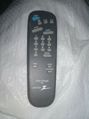 #ad 124 213 02s Zenith LG Simple Remote Control w Sleep Timer Alarm VINTAGE A V $7.77