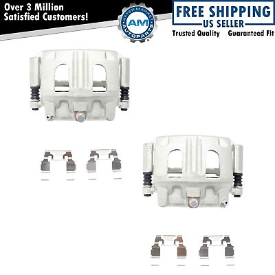 #ad New Front Disc Brake Caliper with Bracket amp; Hardware Pair for Ford Mazda $116.49