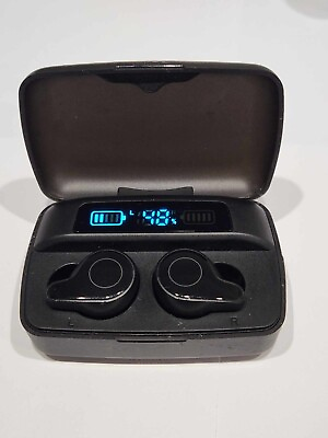 #ad TWS Bluetooth F9 True Wireless Smart Touch Earbuds New No Box $6.95