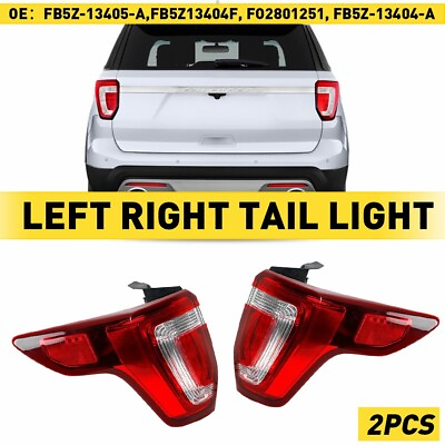 #ad Tail Light Rear Lamp Right Passenger Left Driver Fit Brake Ford Explorer 16 2019 $338.99