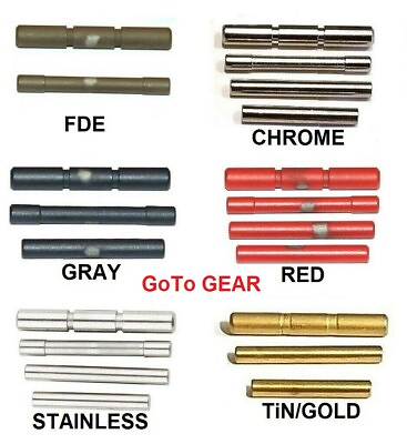 #ad Stainless Steel Pin Kit For Glock Gen 1 2 3 4 5 Choose Model and Color $19.99