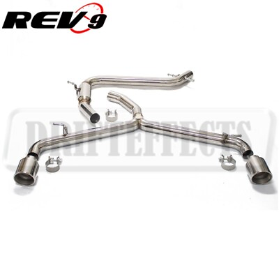 #ad For VW Golf GTI MK6 2009 14 Turbo Rev9 Stainless Straight Pipe Cat Back Exhaust $385.00