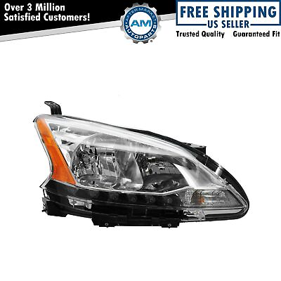 #ad Right Headlight Assembly Passenger Side For 2013 2015 Nissan Sentra NI2503216 $77.03