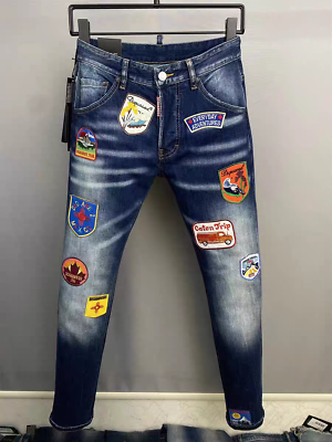#ad Dsquared2 Creative Embroidery 2024 new D2 light luxury fashion brand jeans $158.57