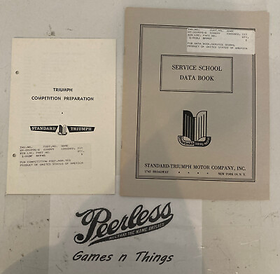 #ad Vintage Service School Data Book Standard Triumph Motor Company RFP 57 Booklets $29.00