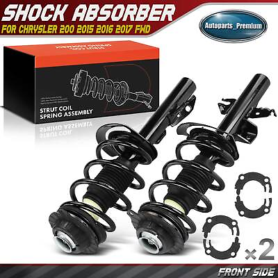 #ad New Front Complete Strut amp; Coil Spring Assembly for Chrysler 200 2015 2017 FWD $169.99