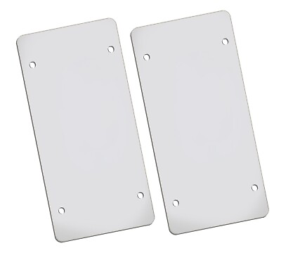 #ad 2 Clear Thin Flat Plastic 6quot; x 12quot; Plate Shield .030 Gauge Thin Cover Protector $15.99