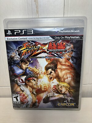 #ad Street Fighter X Tekken Sony PlayStation 3 2012 Complete $12.97