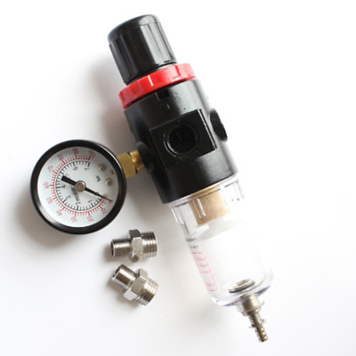 #ad Air Pressure Regulator oil Water Separator Trap Filter for Air Compressor $16.99
