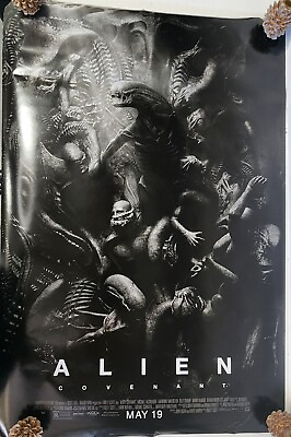 #ad Alien Covenant Original 27x40 Movie Theater Poster $39.90