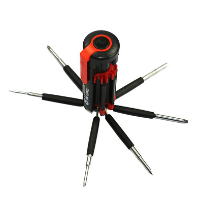 Multifunction 8 In1 Screwdriver Craftsman Repair Tools Set Kit W LED Light OK# $10.38