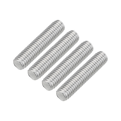 #ad 4Pcs M8 x 35mm 1.25mm Pitch 304 Stainless Steel Fully Threaded Rod Bar Studs AU $13.62