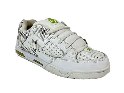 #ad DC Command Skateboard Shoes Plaid White Men#x27;s Size US 14 300652 $149.88