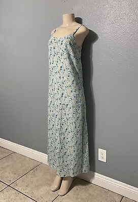 #ad DIESEL BLACK GOLD WOMEN POLYESTER MAXI DRESS BLUE MULTI COLOR IN SIZE 38 $39.99