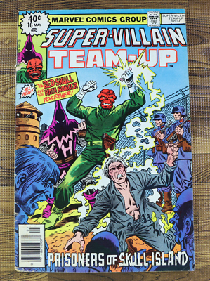 #ad 1979 Marvel Comic Super Villain Team Up #16 VG FN $4.00