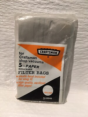 VTG craftsman Filter Bags $10.99